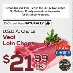 DeCicco & Sons Veal Loin Chops offer