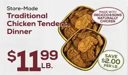 DeCicco & Sons Store-Made Traditional Chicken Tenders Dinner offer