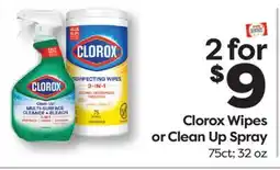 Weis Markets Clorox Wipes or Clean Up Spray offer