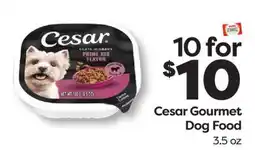 Weis Markets Cesar Gourmet Dog Food offer