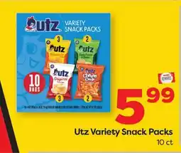 Weis Markets Utz Variety Snack Packs offer