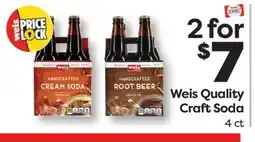 Weis Markets Weis Quality Craft Soda offer