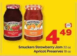 Weis Markets Smuckers Strawberry Jam 32 oz Apricot Preserves 18 oz offer