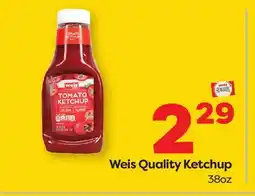 Weis Markets Weis Quality Ketchup offer