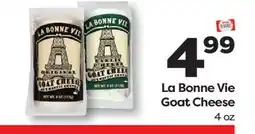 Weis Markets La Bonne Vie Goat Cheese offer