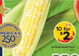 Weis Markets In-Husk Sweet Corn offer