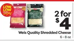 Weis Markets Weis Quality Shredded Cheese offer