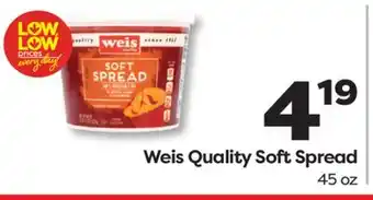 Weis Markets Weis Quality Soft Spread offer