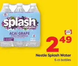 Weis Markets Nestle Splash Water offer
