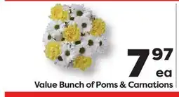 Weis Markets Value Bunch of Poms & Carnations offer