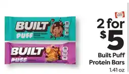 Weis Markets Built Puff Protein Bars offer