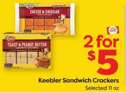 Weis Markets Keebler Sandwich Crackers offer