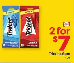 Weis Markets Trident Gum offer