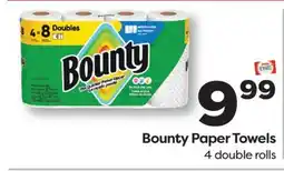 Weis Markets Bounty Paper Towels offer