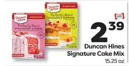 Weis Markets Duncan Hines Signature Cake Mix offer