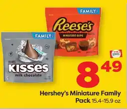 Weis Markets Hershey's Miniature Family Pack offer