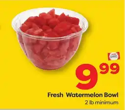 Weis Markets Fresh Watermelon Bowl offer
