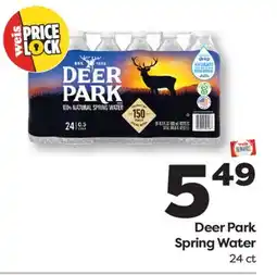 Weis Markets Deer Park Spring Water offer