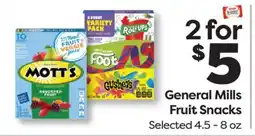 Weis Markets General Mills Fruit Snacks offer