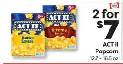 Weis Markets ACT II Popcorn offer