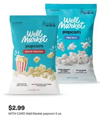 CVS Well Market popcorn 5 oz offer