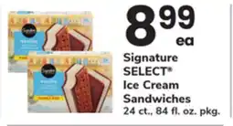 ACME Signature SELECT Ice Cream Sandwiches offer