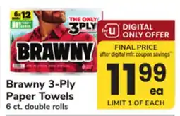 ACME Brawny 3-Ply Paper Towels offer