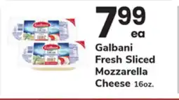 ACME Galbani Fresh Sliced Mozzarella Cheese offer