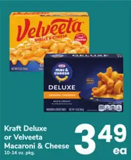 ACME Kraft Deluxe or Velveeta Macaroni & Cheese offer