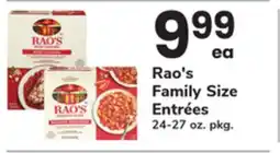 ACME Rao's Family Size Entrées offer