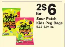 ACME Sour Patch Kids Peg Bags offer