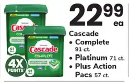 ACME Cascade Complete 91 ct. • Platinum 71 ct. • Plus Action Pacs 57 ct offer