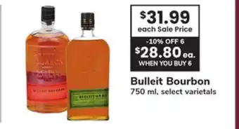 ACME Bulleit Bourbon offer