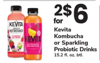 ACME Kevita Kombucha or Sparkling Probiotic Drinks offer