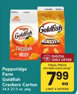 ACME Pepperidge Farm Goldfish Crackers Carton offer