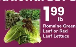 ACME Romaine Green Leaf or Red Leaf Lettuce offer