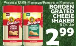 Bravo Supermarkets BORDEN GRATED CHEESE SHAKER offer