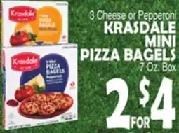 Bravo Supermarkets KRASDALE MINI PIZZA BAGELS offer