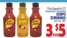 Bravo Supermarkets SSIPS DRINKS offer