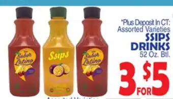 Bravo Supermarkets SSIPS DRINKS offer