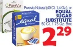 Bravo Supermarkets EQUAL SUGAR SUBSTITUTE offer