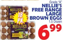 Bravo Supermarkets NELLIE'S FREE RANGE LARGE BROWN EGGS offer