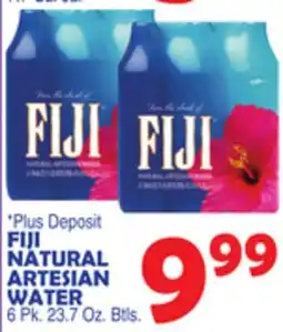 Bravo Supermarkets FIJI NATURAL ARTESIAN WATER offer