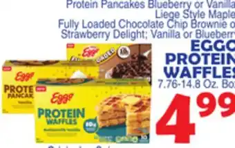 Bravo Supermarkets EGGO PROTEIN WAFFLES offer