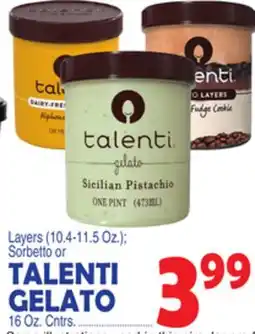 Bravo Supermarkets TALENTI GELATO offer