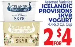 Bravo Supermarkets ICELANDIC PROVISIONS SKYR YOGURT offer