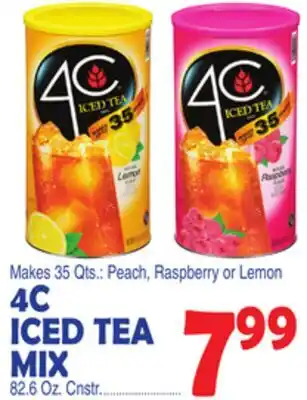 Bravo Supermarkets 4C ICED TEA MIX offer