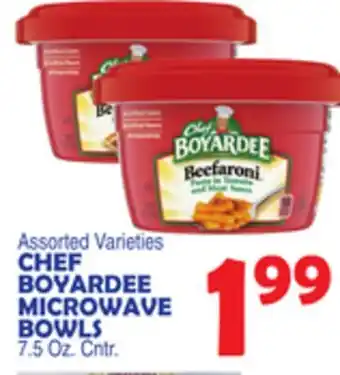 Bravo Supermarkets CHEF BOYARDEE MICROWAVE BOWLS offer