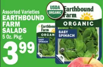 Bravo Supermarkets EARTHBOUND FARM SALADS offer