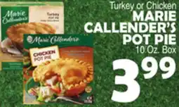 Bravo Supermarkets MARIE CALLENDER'S POT PIE offer